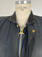 Carica l&#39;immagine nel visualizzatore di Gallery, Gilet vintage Barbour blu tg S
