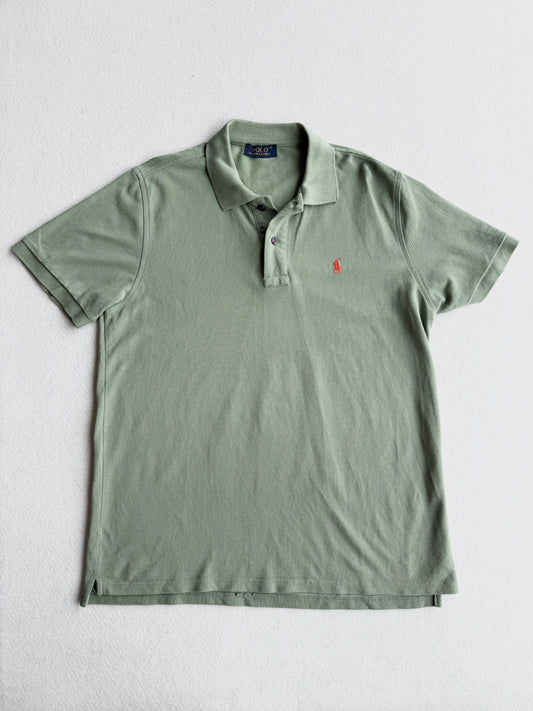 Polo vintage Ralph Lauren verde tg XL