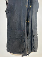 Carica l&#39;immagine nel visualizzatore di Gallery, Gilet vintage Barbour blu tg S
