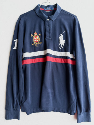 Polo vintage Ralph Lauren blu tg L