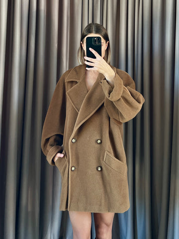 Cappotto vintage Max Mara cammello tg 40