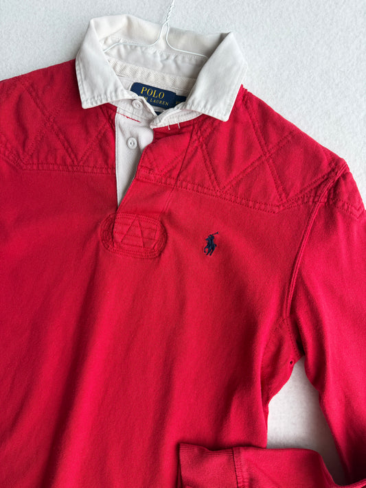 Polo vintage Ralph Lauren rosso tg S
