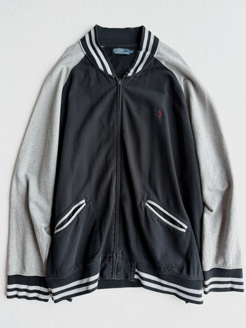 Felpa vintage Ralph Lauren nero/grigio tg Big