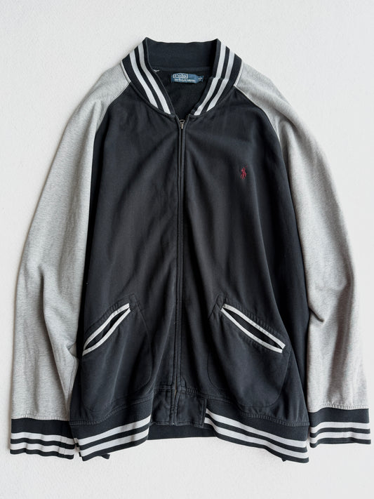 Felpa vintage Ralph Lauren nero/grigio tg Big