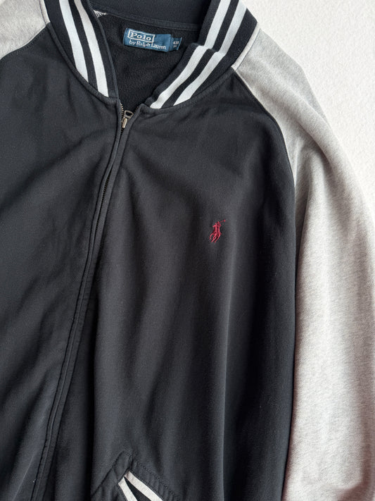 Felpa vintage Ralph Lauren nero/grigio tg Big