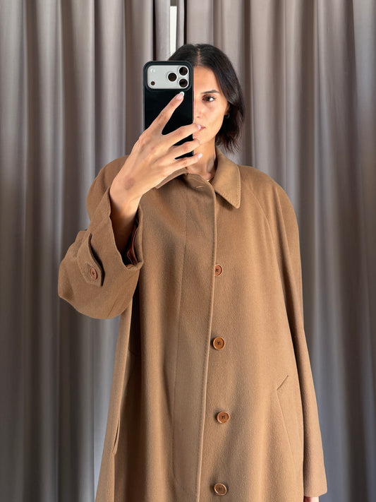 Cappotto vintage Yves Saint Laurent con tessuto Loro Piana tg 50