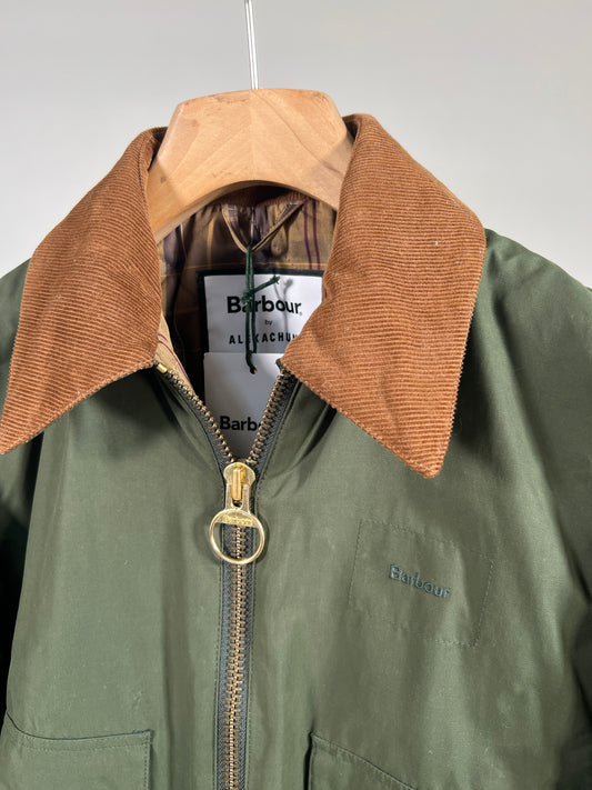 Giacca vintage Barbour ALEXACHUNG verde tg S