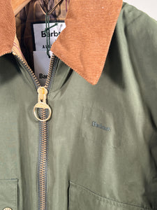 Giacca vintage Barbour ALEXACHUNG verde tg S