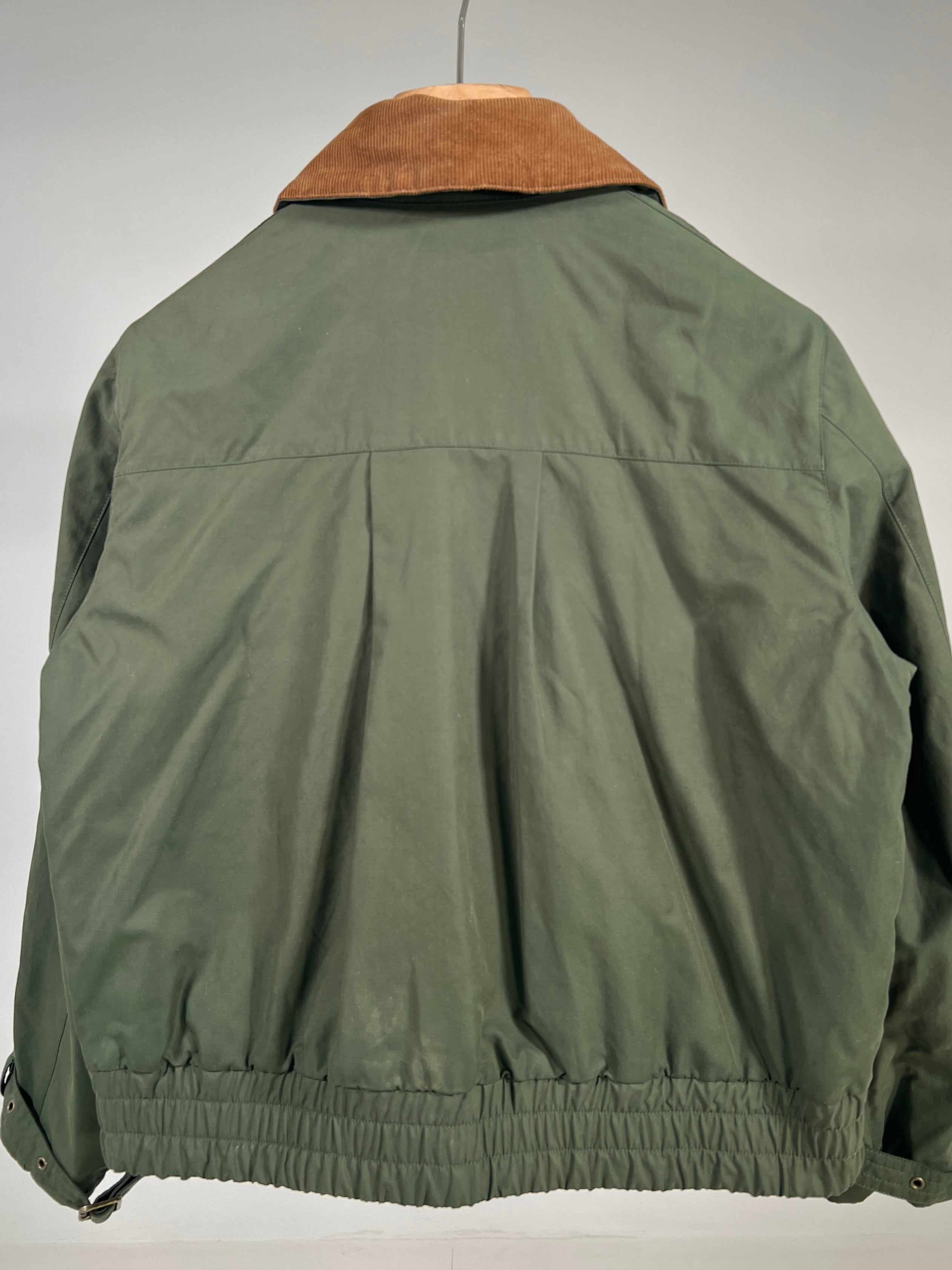 Giacca vintage Barbour ALEXACHUNG verde tg S