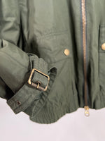 Carica l&#39;immagine nel visualizzatore di Gallery, Giacca vintage Barbour ALEXACHUNG verde tg S
