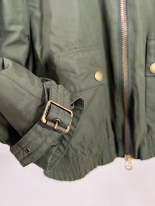 Giacca vintage Barbour ALEXACHUNG verde tg S