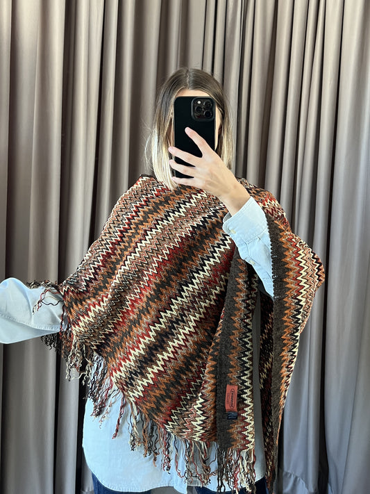 Poncho vintage Missoni multicolor