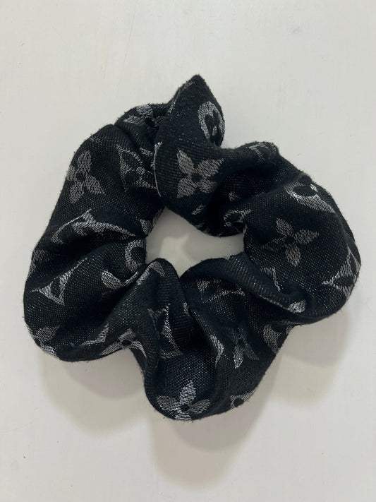 Scrunchies vintage Louis Vuitton monogram nero