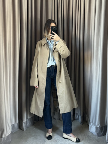 Trench vintage Burberry biscotto tg L
