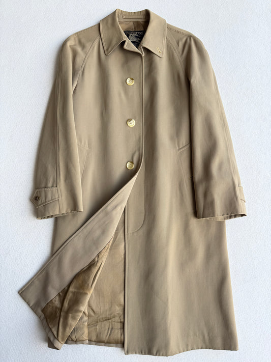 Cappotto vintage Burberry lana beige tg S/M