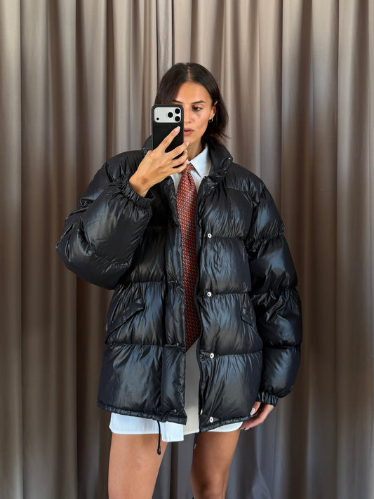 Giacca piumino vintage Moncler nero tg L/XL