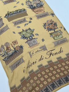 Foulard vintage Fendi in seta