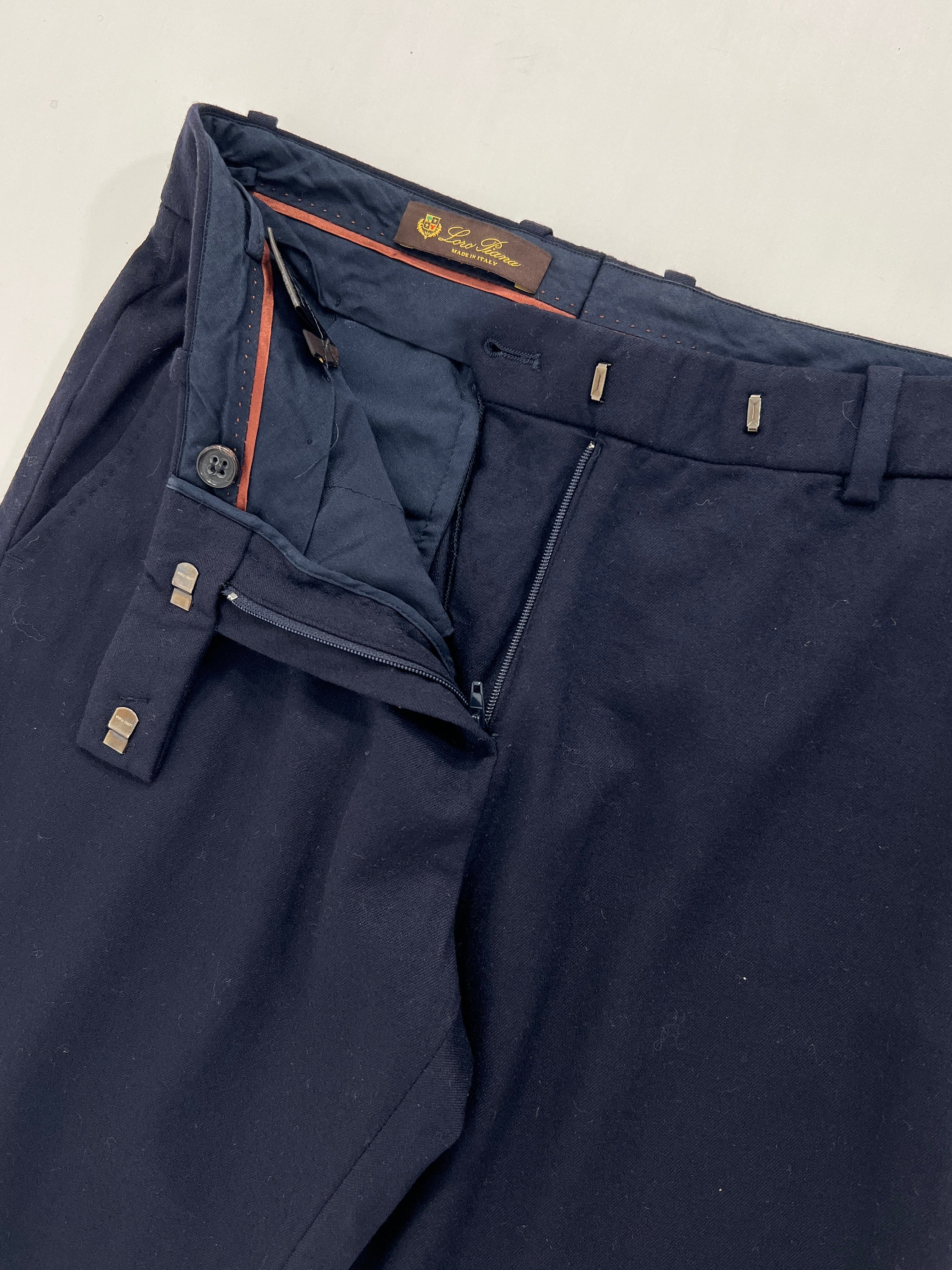 Pantalone vintage Loro Piana blu tg 40