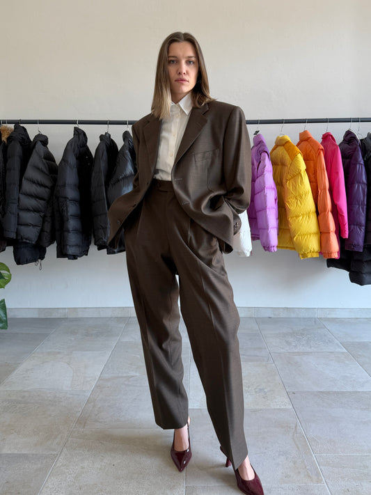 Abito vintage Ing. Loro Piana marrone tg L