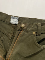 Carica l&#39;immagine nel visualizzatore di Gallery, Jeans vintage Moschino verde tg S
