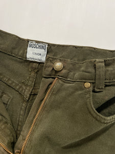 Jeans vintage Moschino verde tg S