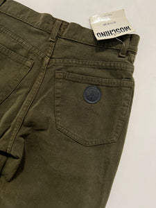 Jeans vintage Moschino verde tg S