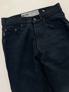 Jeans vintage Moschino nero tg 30