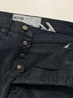 Carica l&#39;immagine nel visualizzatore di Gallery, Jeans vintage Moschino nero tg 30
