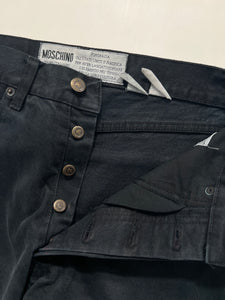 Jeans vintage Moschino nero tg 30