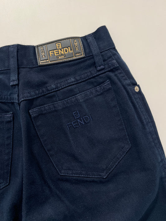 Jeans vintage Fendi blu tg M