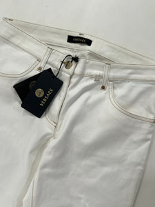 Pantaloni vintage Versace bianchi tg 29