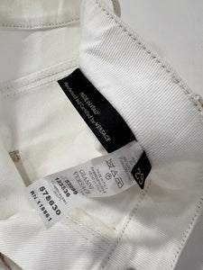 Pantaloni vintage Versace bianchi tg 29