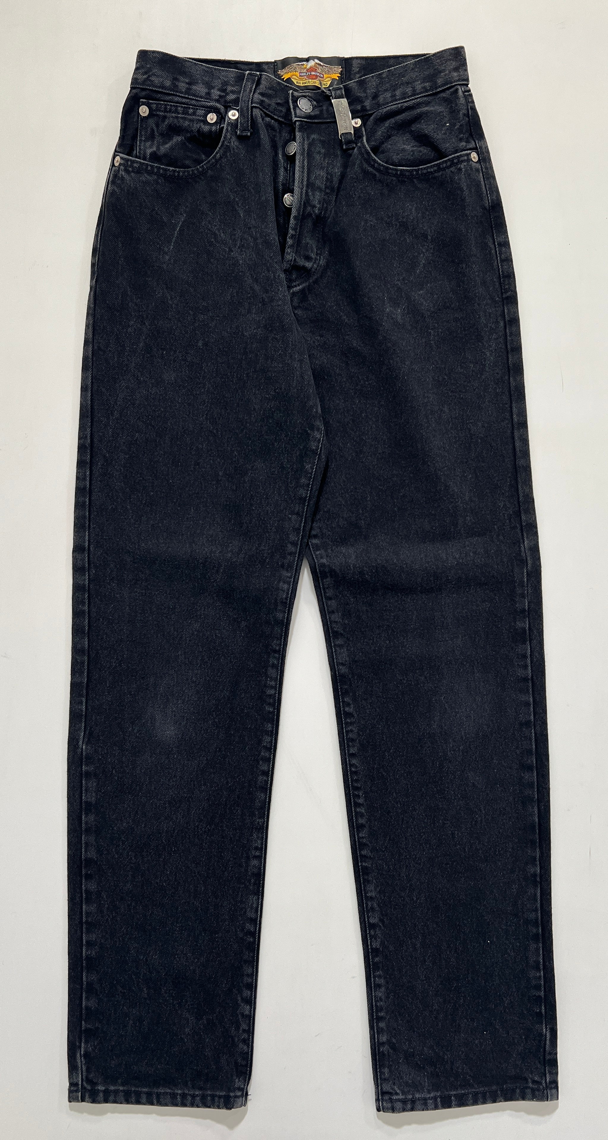 Jeans vintage Harley-Davidson nero tg 28