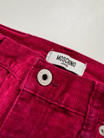 Carica l&#39;immagine nel visualizzatore di Gallery, Pantalone vintage Moschino velluto millerighe tg 28
