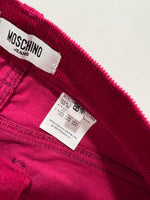 Carica l&#39;immagine nel visualizzatore di Gallery, Pantalone vintage Moschino velluto millerighe tg 28
