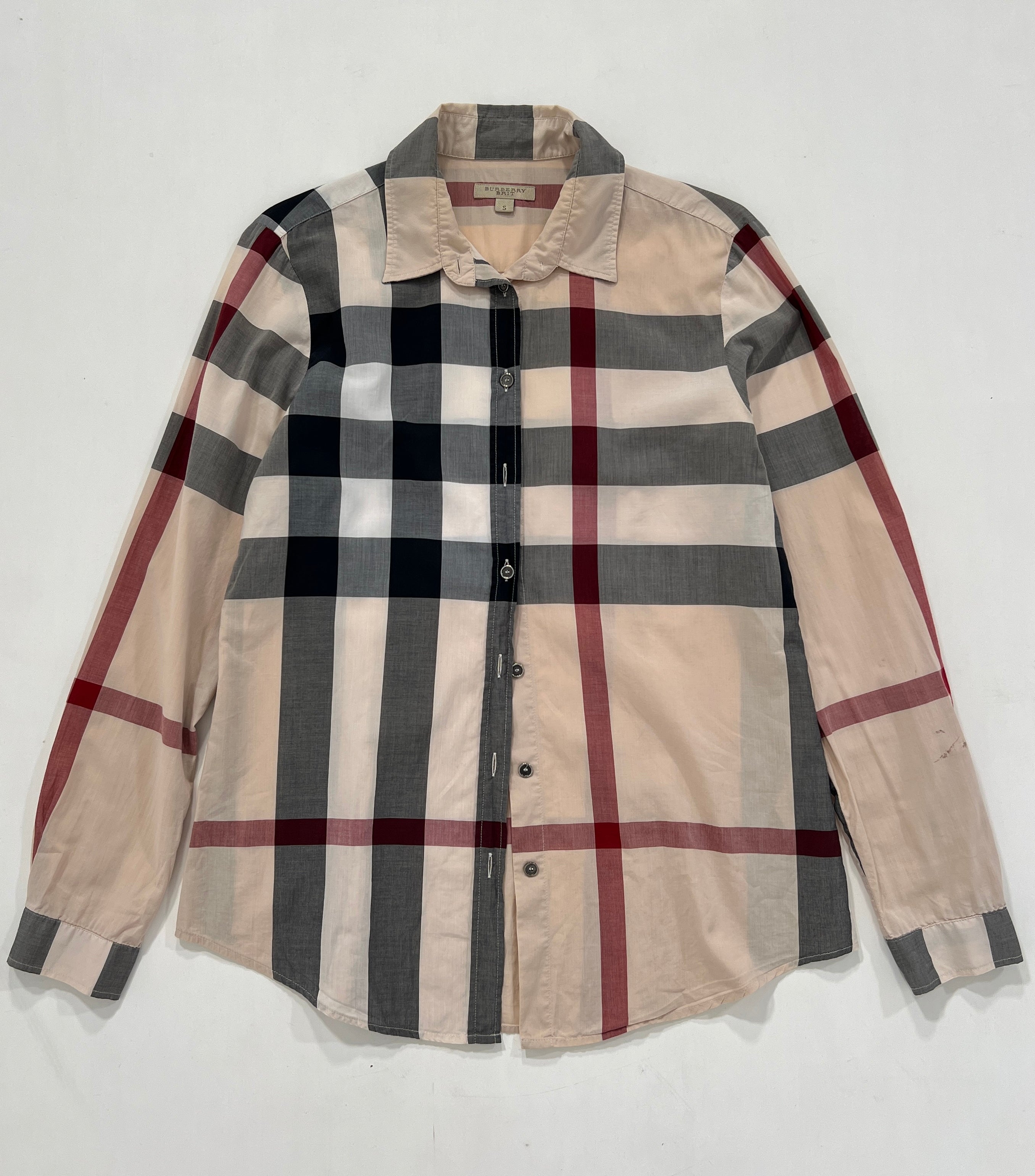 Camicia vintage Burberry in cotone tg S