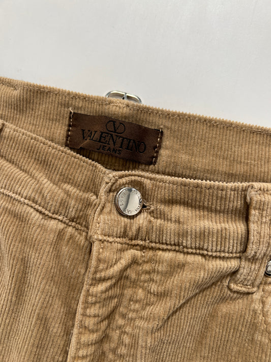 Pantalone vintage Valentino velluto millerighe tg 34