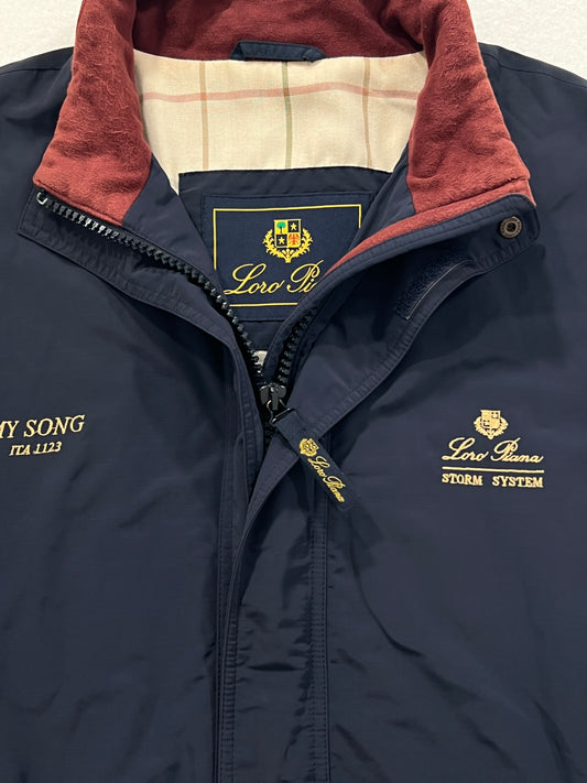 Giacca vintage Loro Piana blu tg XL