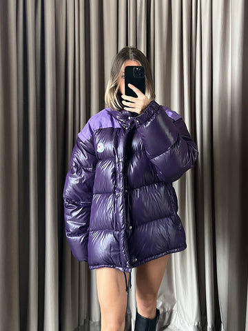 Giacca vintage Moncler Grenoble viola tg L