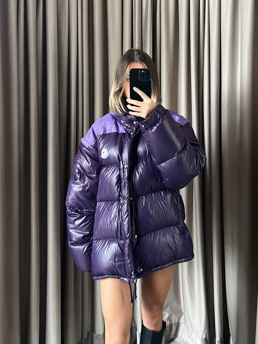 Giacca vintage Moncler Grenoble viola tg L