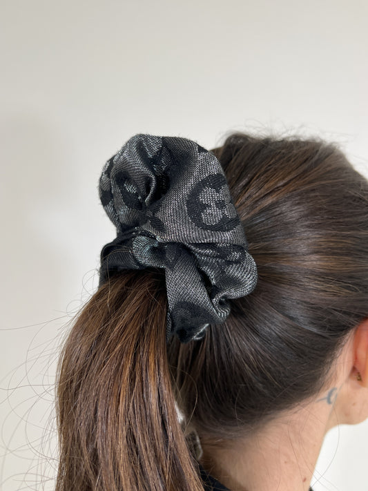 Scrunchies vintage Louis Vuitton monogram nero