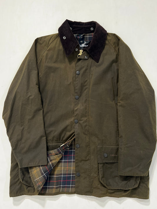 Giacca vintage Barbour Beaufort verde tg L