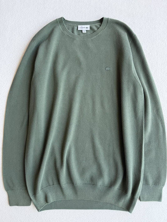 Maglia vintage Lacoste verde cotone tg XL