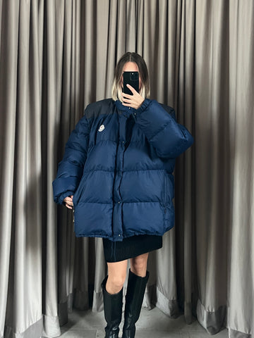 Giacca vintage Moncler Grenoble blu tg XXL