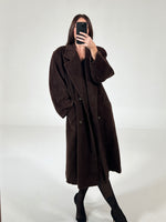 Carica l&#39;immagine nel visualizzatore di Gallery, Cappotto vintage Max Mara cashmere/mohair tg M
