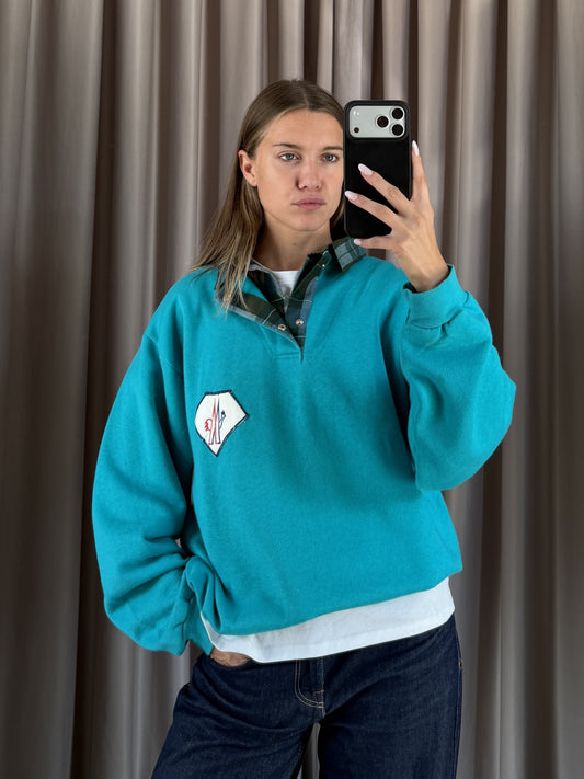 Maglia vintage Moncler rugby polo tg M