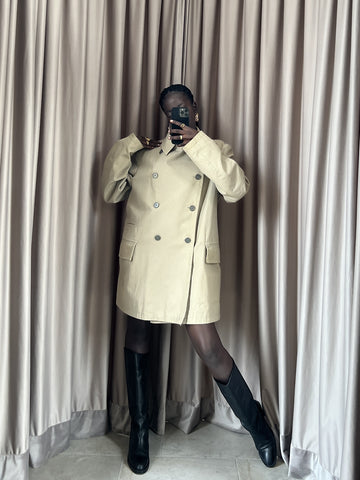 Trench vintage Burberry doppiopetto tg L