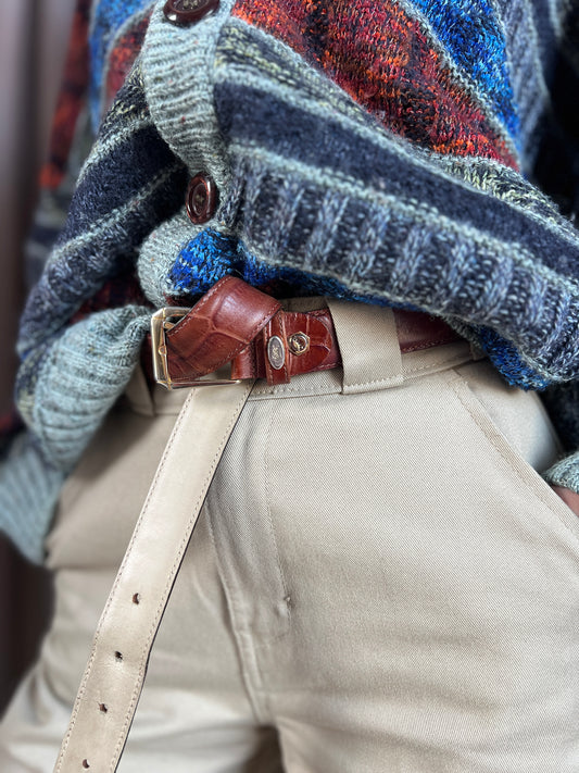 Cintura vintage Yves Saint Laurent pelle