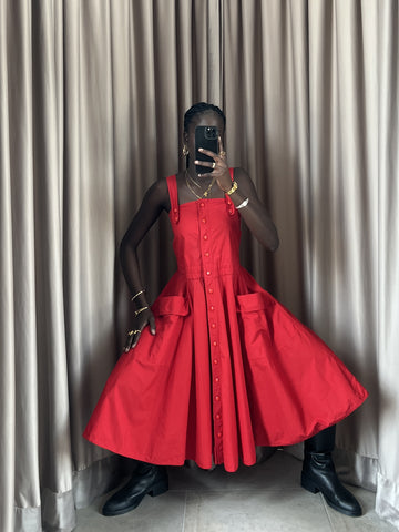 Vestito vintage Yves Saint Laurent cotone tg S