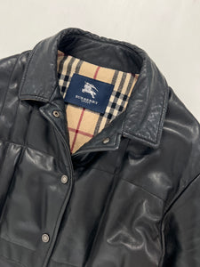 Giacca vintage Burberry in pelle tg 46